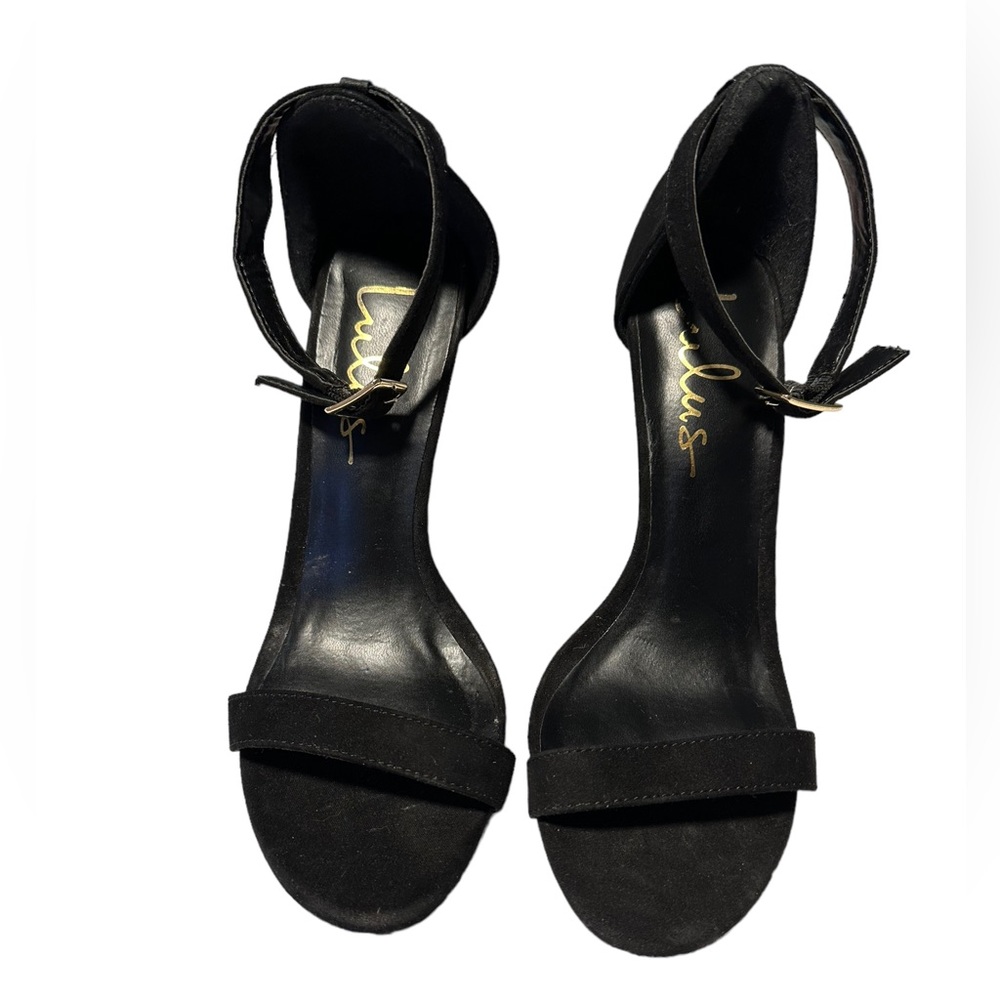 Lulus suede single strap sandals  size 6 EUC